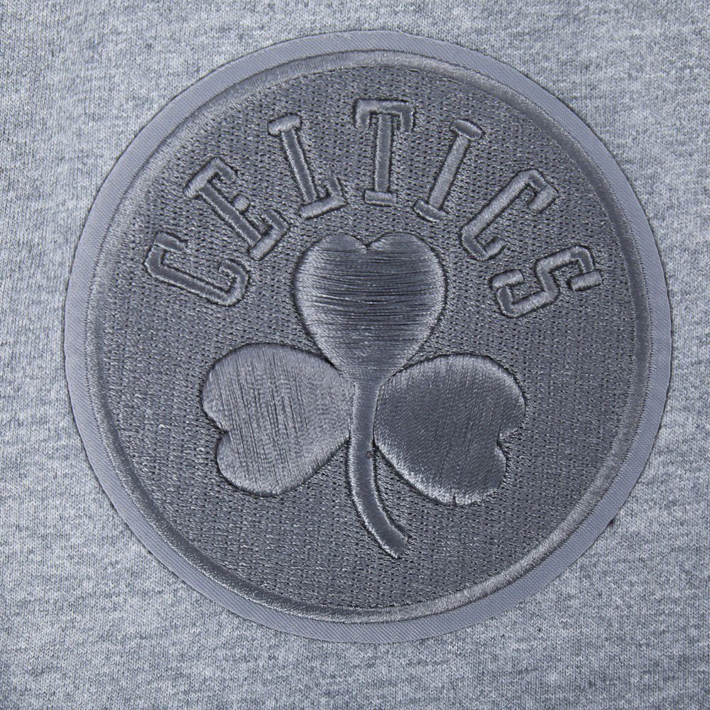 Pro Standard Men's Boston Celtics Gray Neutral Drop Shoulder Short Sleeve T-Shirt product image