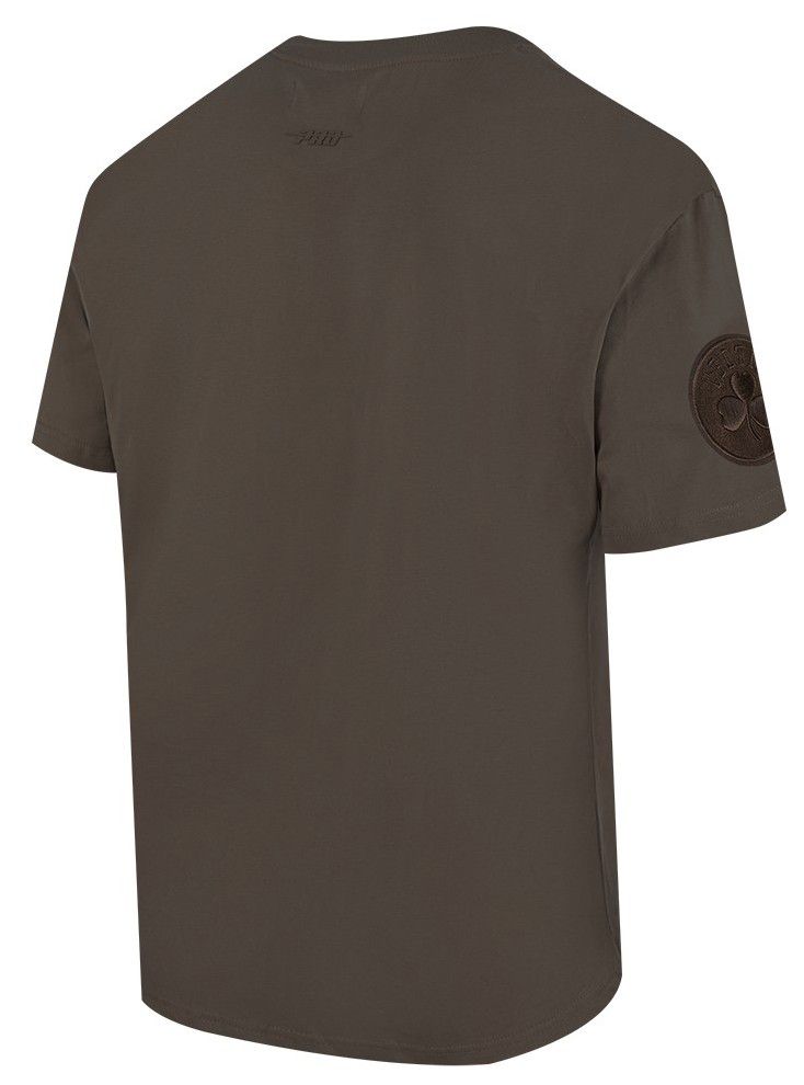 Pro Standard Men's Boston Celtics Taupe Neutral Drop Shoulder Short Sleeve T-Shirt product image