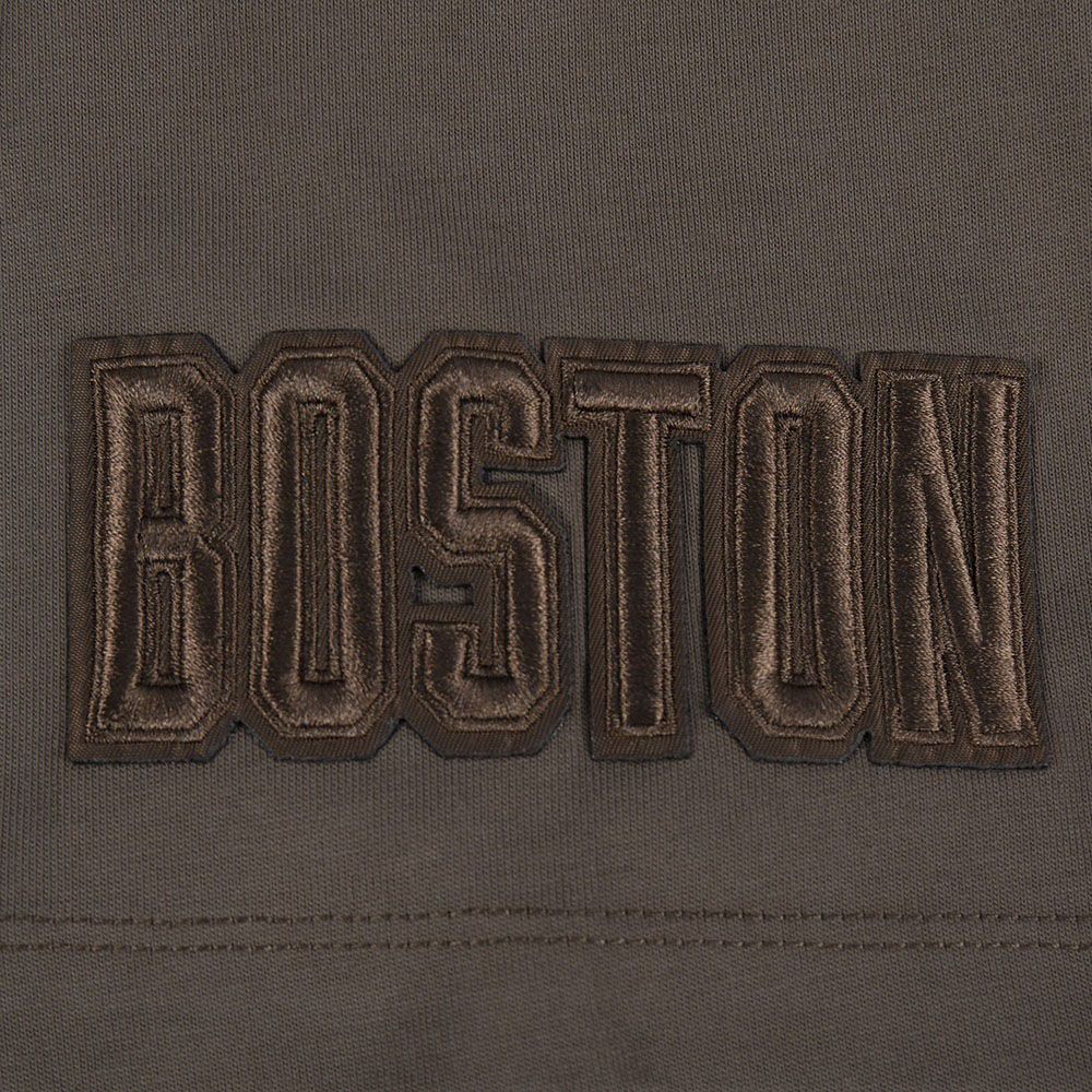 Pro Standard Men's Boston Celtics Taupe Neutral Drop Shoulder Short Sleeve T-Shirt product image