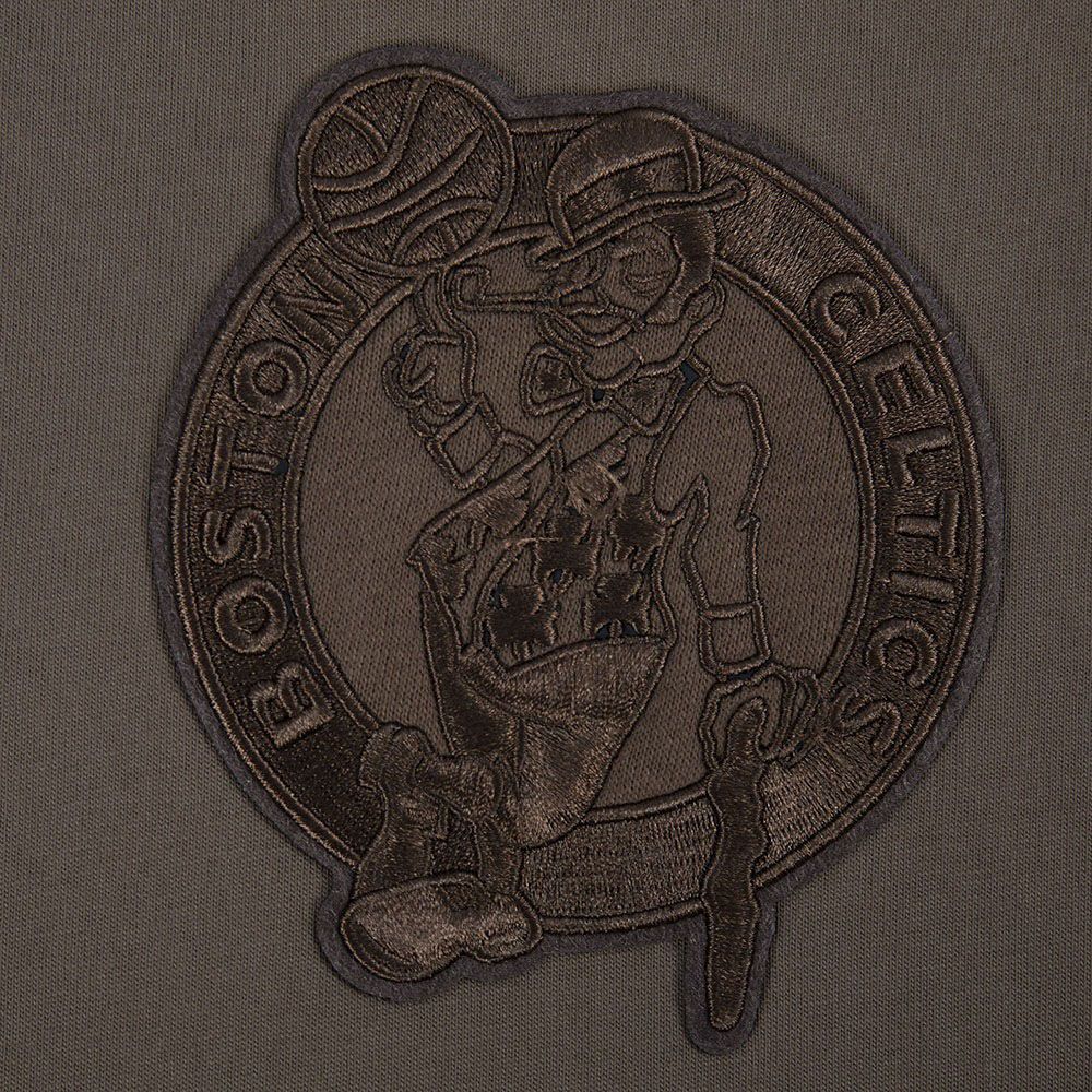 Pro Standard Men's Boston Celtics Taupe Neutral Drop Shoulder Short Sleeve T-Shirt product image