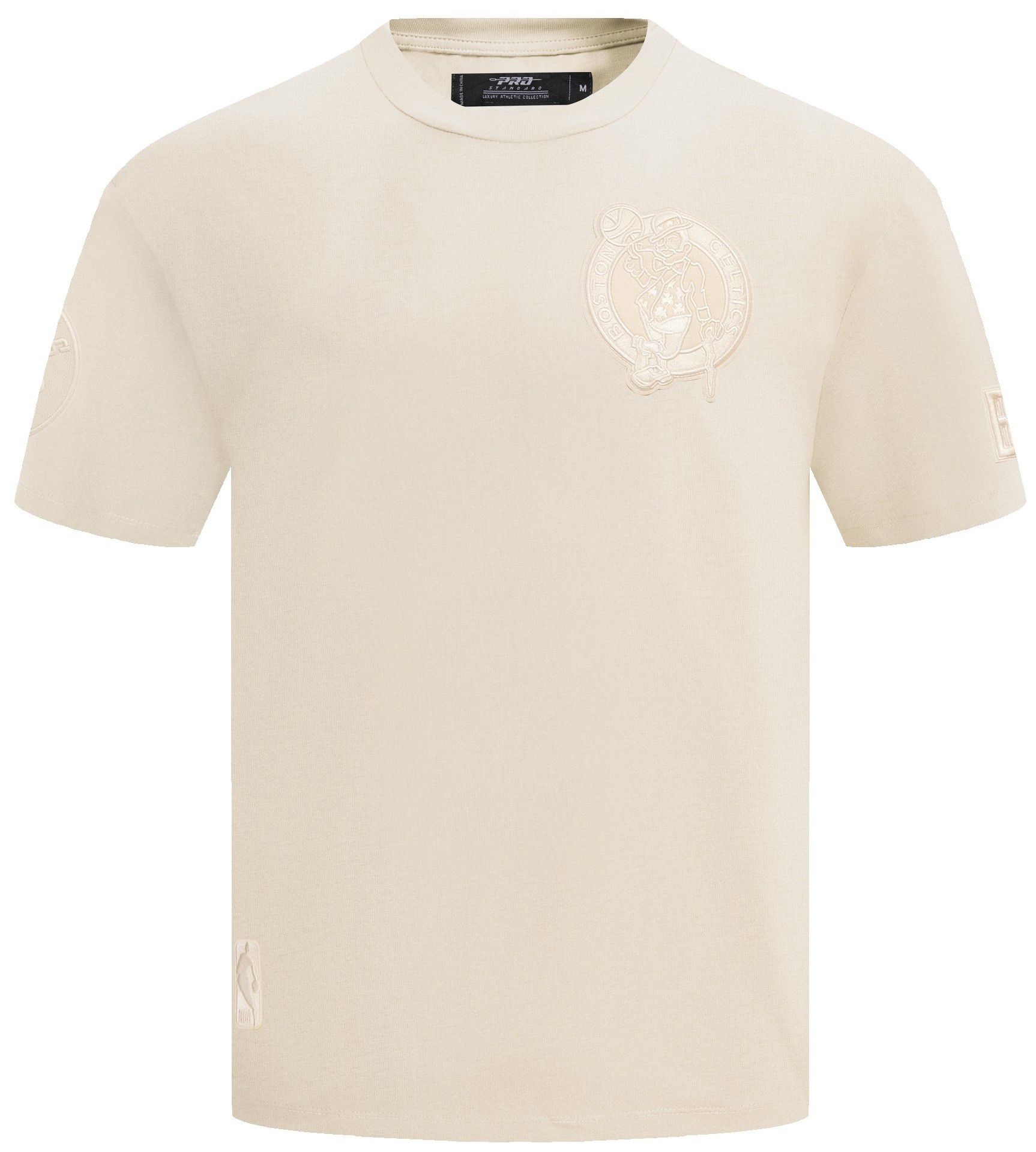 Pro Standard Men's Boston Celtics Off White Neutral Drop Shoulder Short Sleeve T-Shirt product image