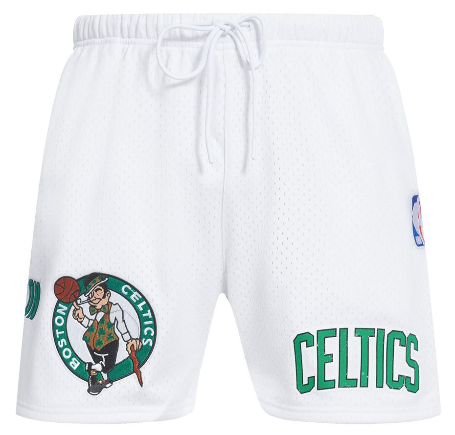 Pro Standard Men's Boston Celtics White Classic Mesh Shorts product image