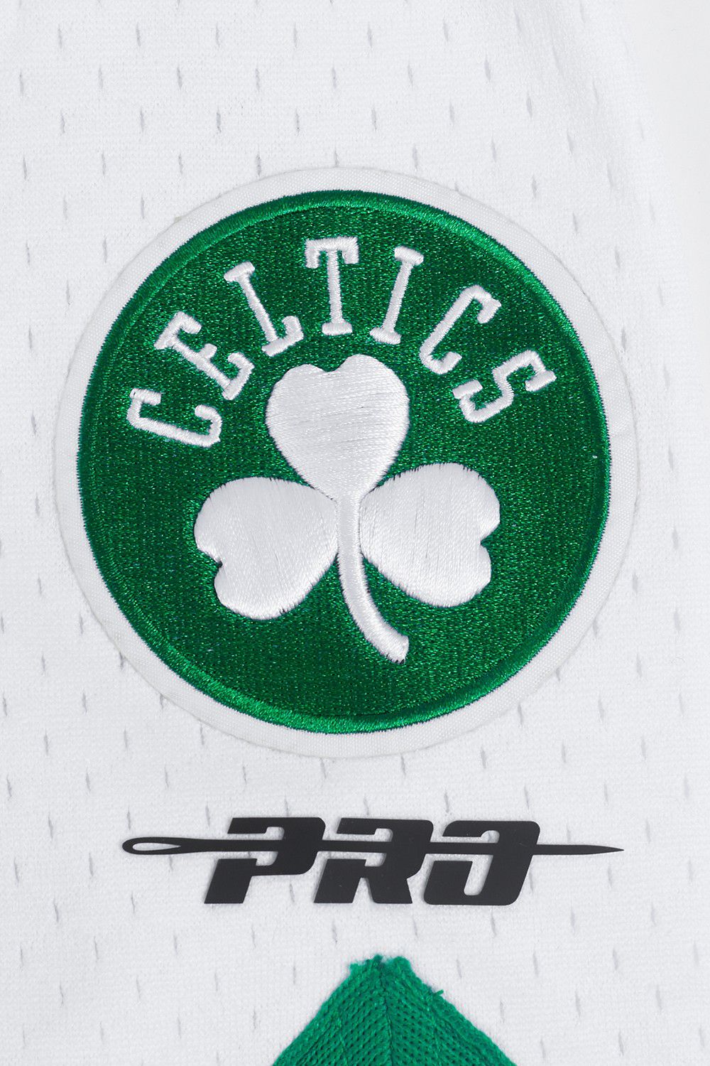 Pro Standard Men's Boston Celtics Green Script Tail Fleece Shorts product image