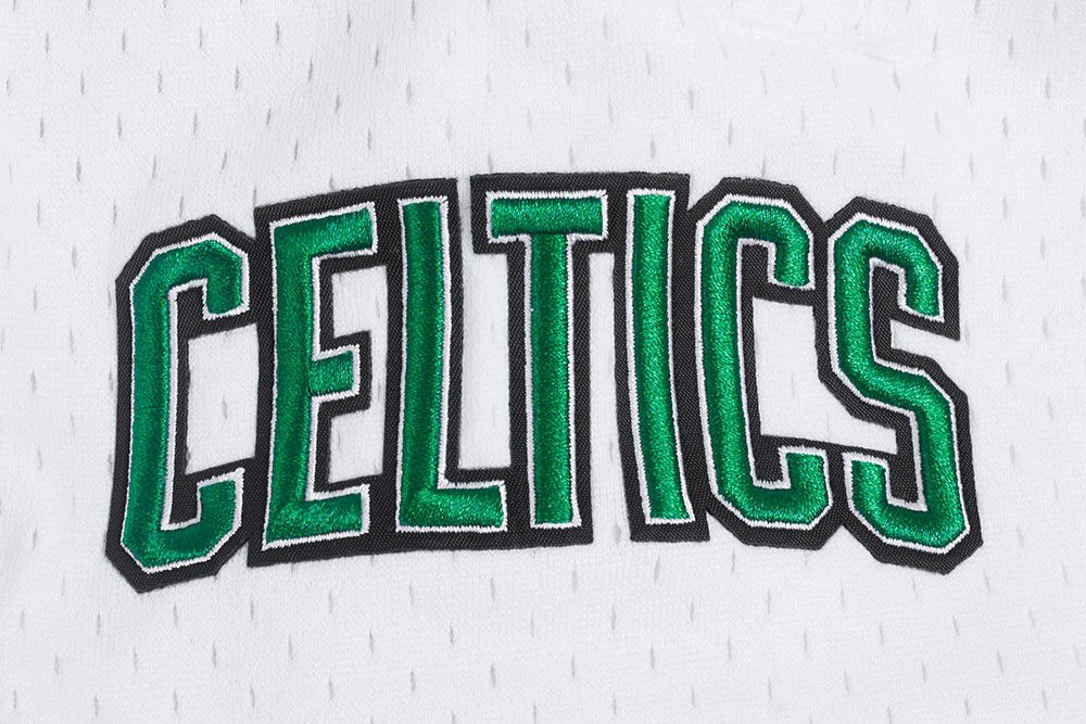 Pro Standard Men's Boston Celtics Green Script Tail Fleece Shorts product image