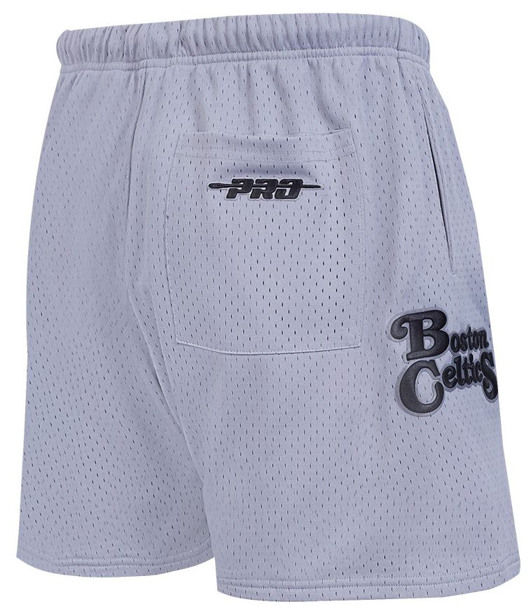 Pro Standard Men's Boston Celtics Gray Souvenir Mesh Shorts product image