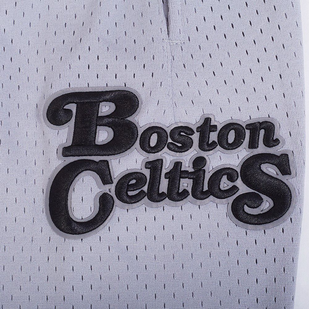 Pro Standard Men's Boston Celtics Gray Souvenir Mesh Shorts product image