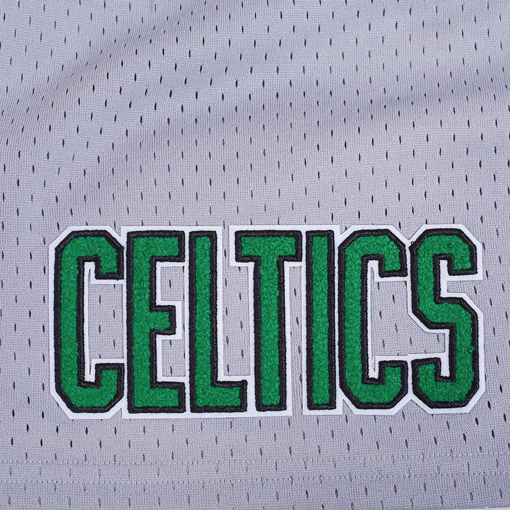 Pro Standard Men's Boston Celtics Gray Souvenir Mesh Shorts product image