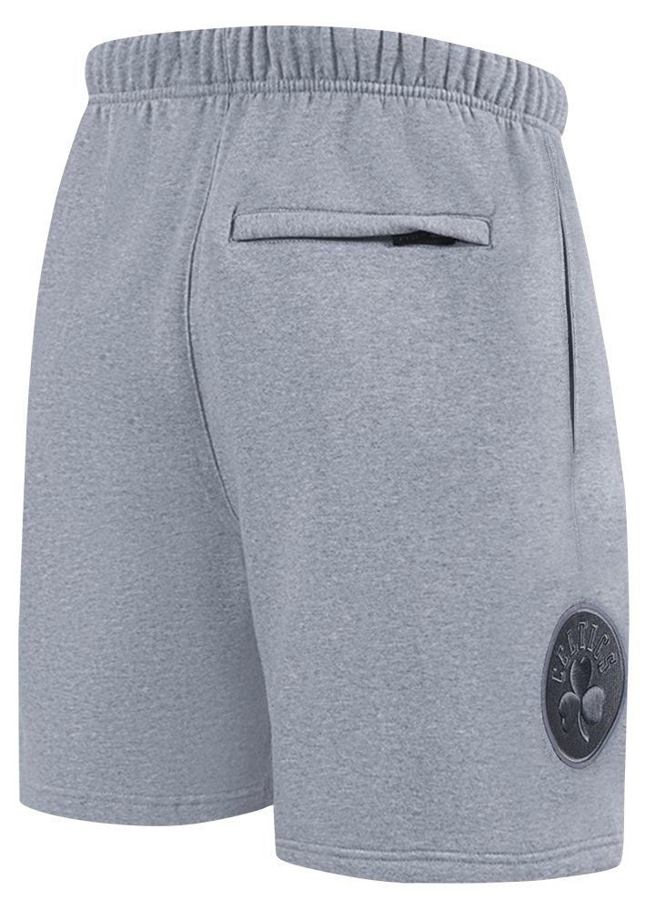 Pro Standard Men's Boston Celtics Gray Neutral Fleece Shorts product image