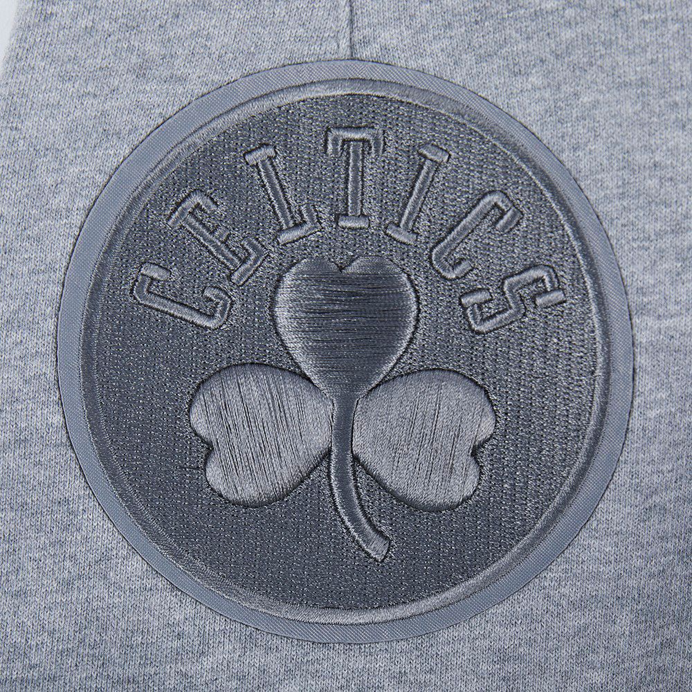 Pro Standard Men's Boston Celtics Gray Neutral Fleece Shorts product image