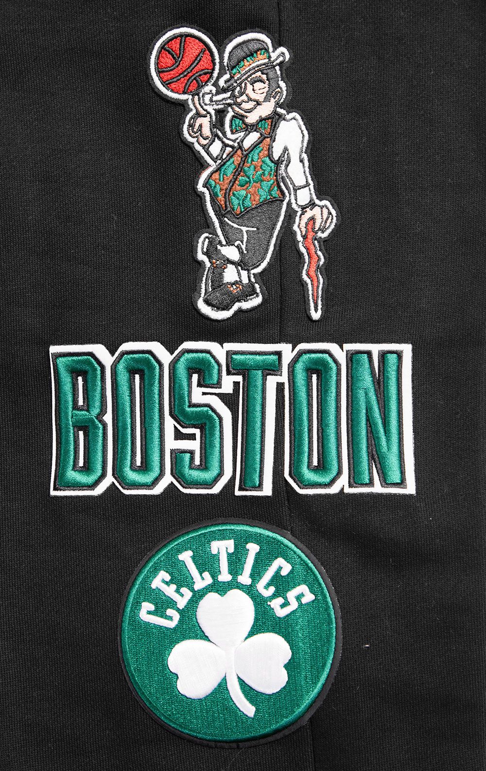 Pro Standard Adult Boston Celtics Black Retro Fleece Sweatpants product image