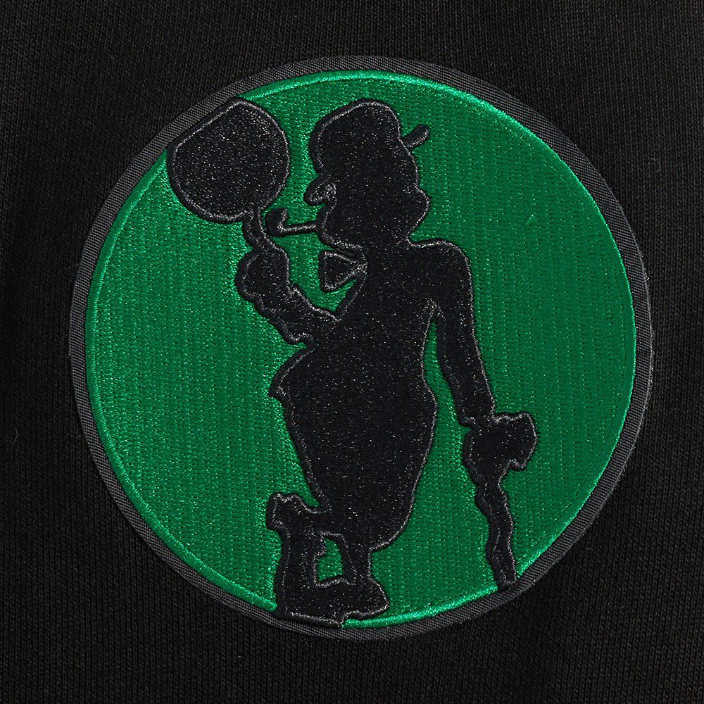 Pro Standard Men's Boston Celtics Black Old English Fleece Crewneck Sweatshirt product image