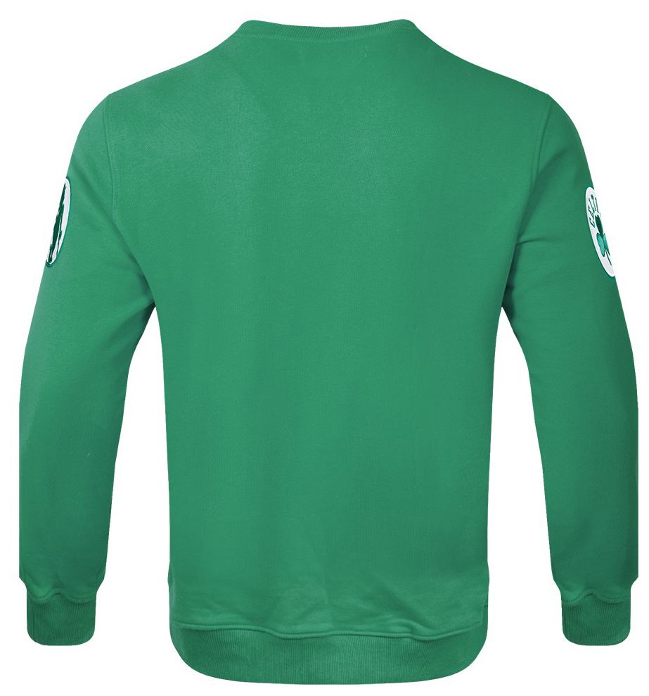 Pro Standard Men's Boston Celtics Green Old English Fleece Crewneck Sweatshirt product image