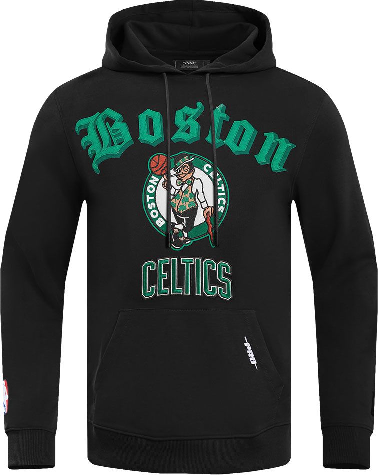 Pro Standard Men's Boston Celtics Black Old English Fleece Hoodie product image
