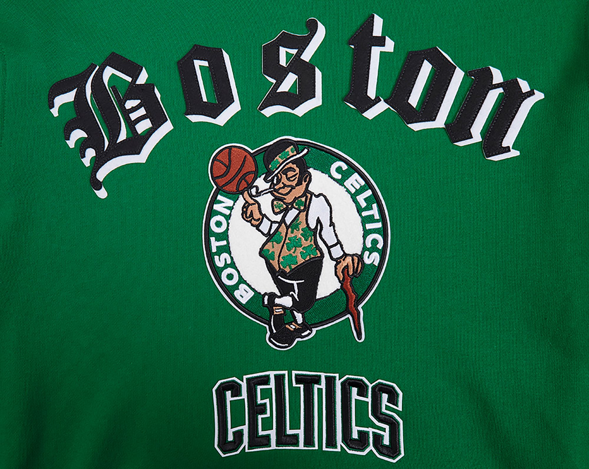 Pro Standard Men's Boston Celtics Green Old English Fleece Hoodie product image