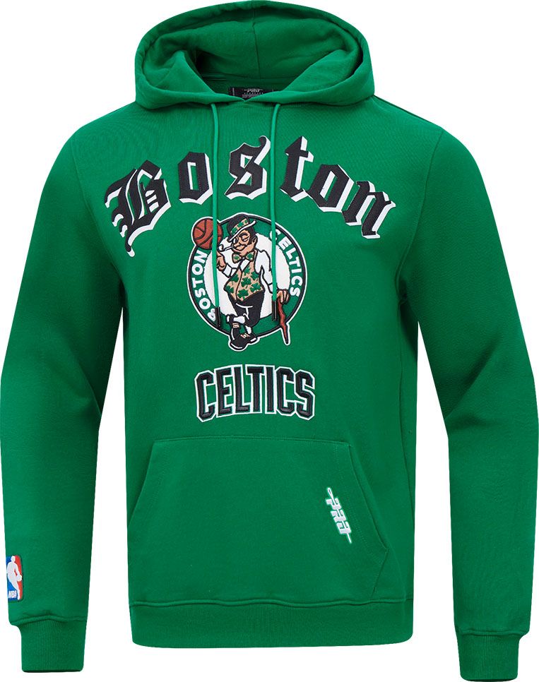 Pro Standard Men's Boston Celtics Green Old English Fleece Hoodie product image