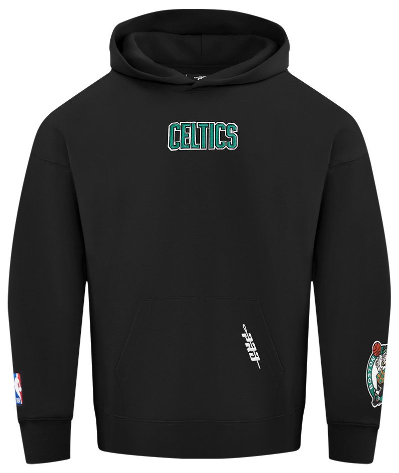 Pro Standard Men's Boston Celtics Black Wingspan Drop Shoulder Hoodie product image