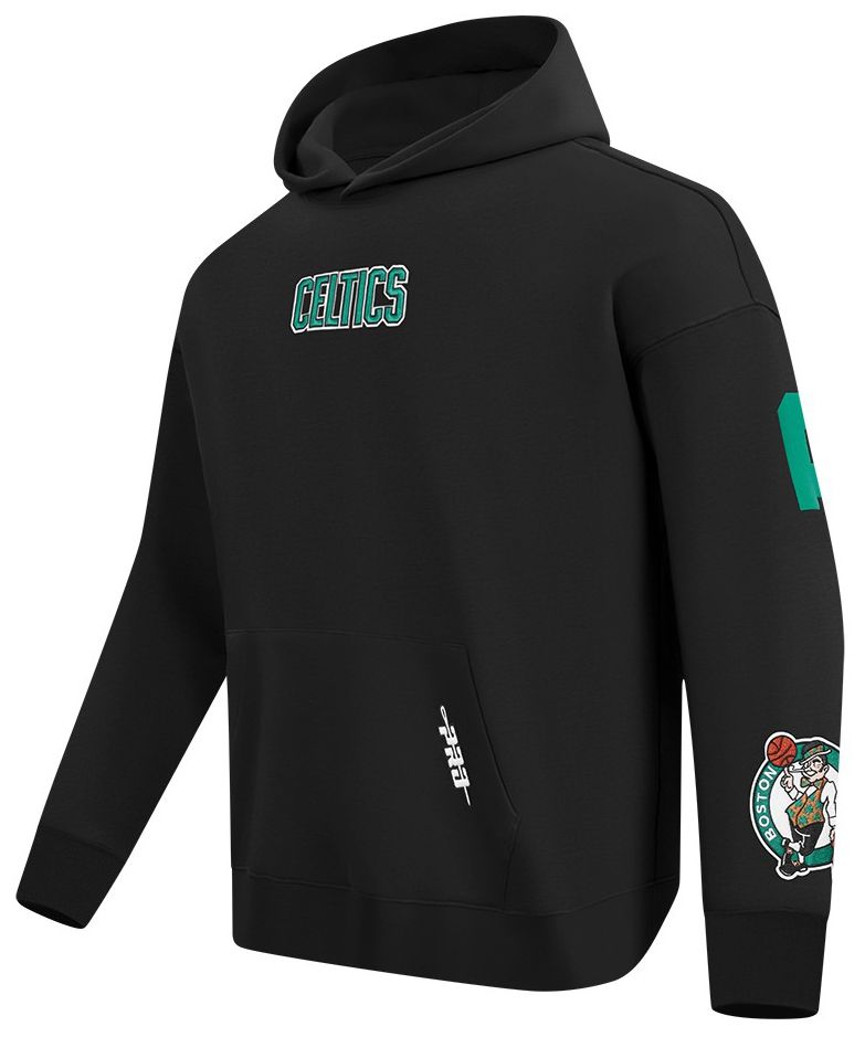 Pro Standard Men's Boston Celtics Black Wingspan Drop Shoulder Hoodie product image