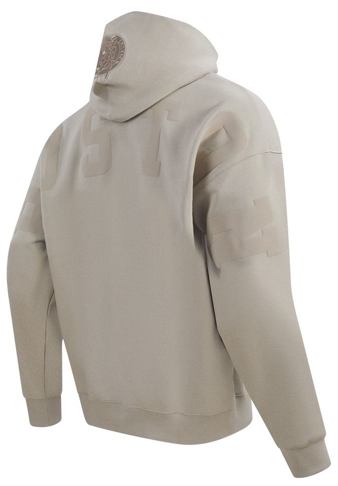 Pro Standard Men's Boston Celtics Taupe Wingspan Drop Shoulder Hoodie product image