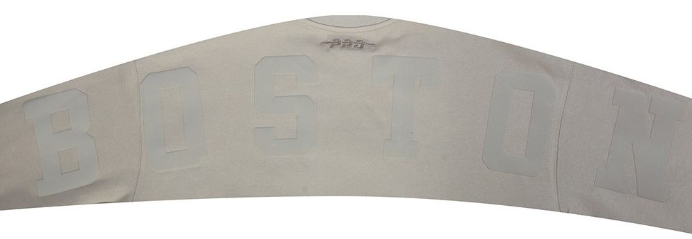 Pro Standard Men's Boston Celtics Taupe Wingspan Drop Shoulder Fleece Crewneck Sweatshirt product image