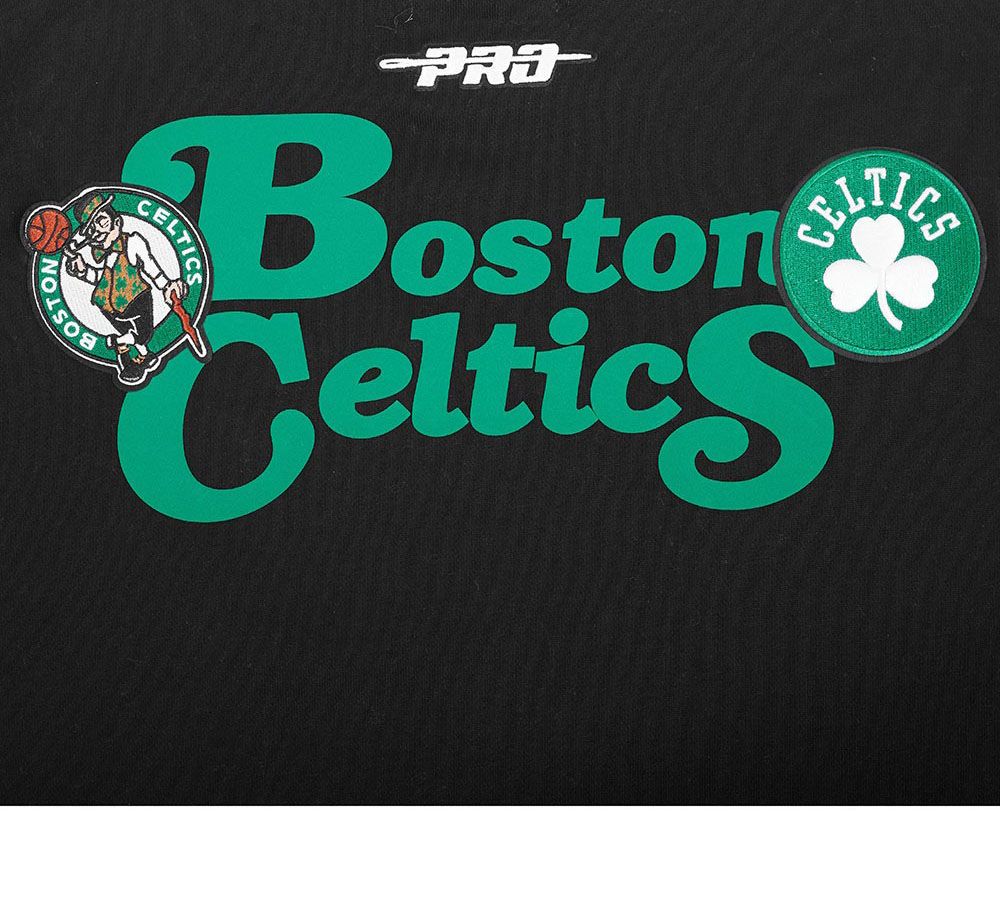 Pro Standard Men's Boston Celtics Black Souvenir Fleece Pullover Hoodie product image