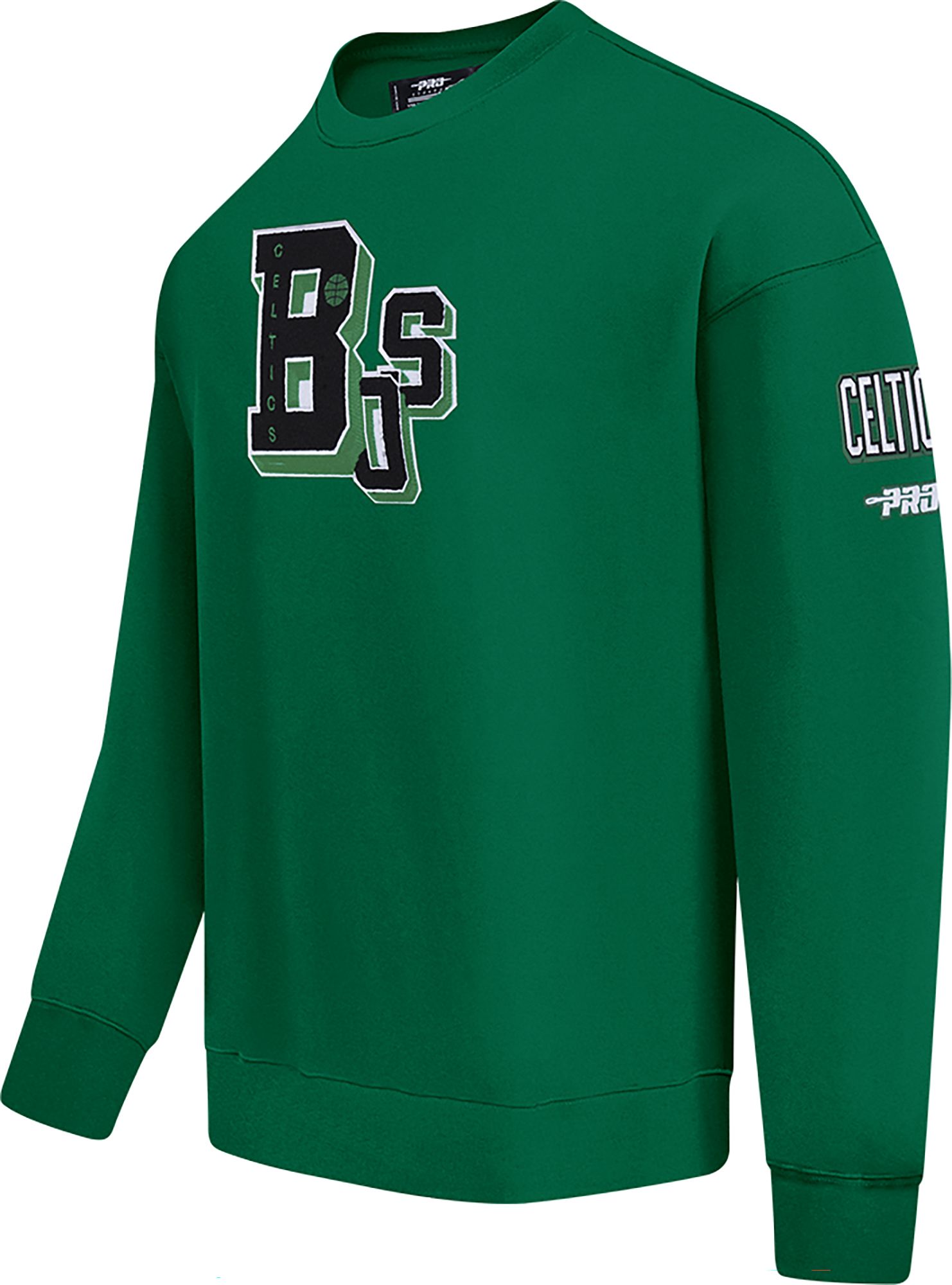 Pro Standard Men's Boston Celtics Green Best Of Crew Pullover Sweatshirt product image