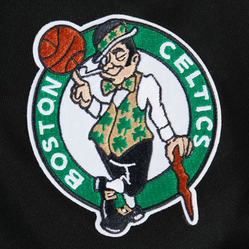 Pro Standard Men's Boston Celtics Black Arch 1/4 Zip Pullover product image