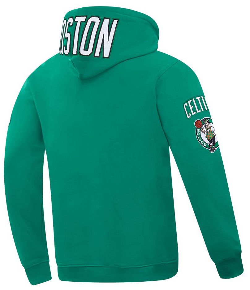 Pro Standard Men's Boston Celtics Green Classic Chenille Pullover Hoodie product image
