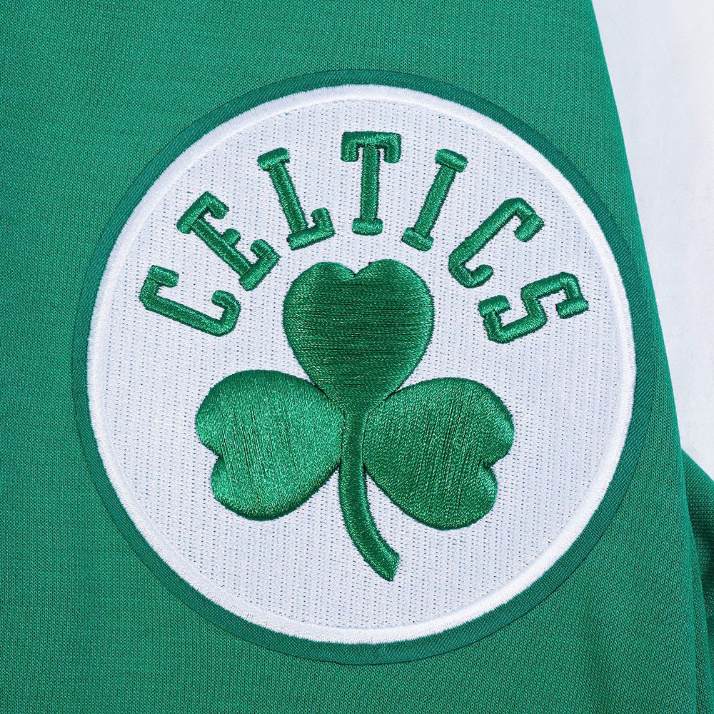 Pro Standard Men's Boston Celtics Green Classic Chenille Pullover Hoodie product image