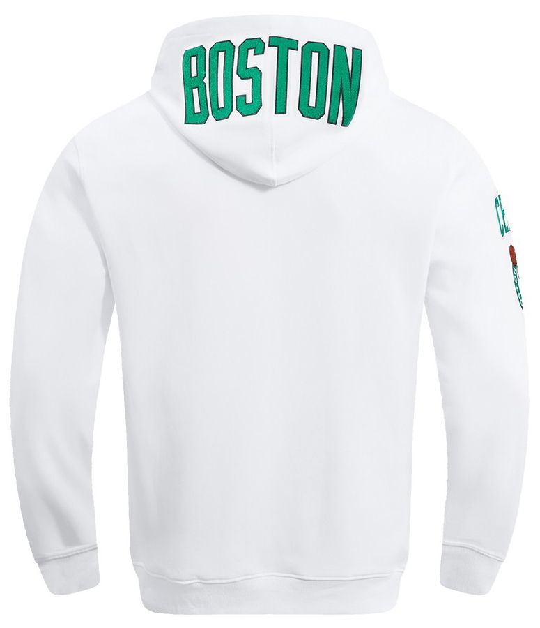 Pro Standard Men's Boston Celtics White Classic Chenille Pullover Hoodie product image