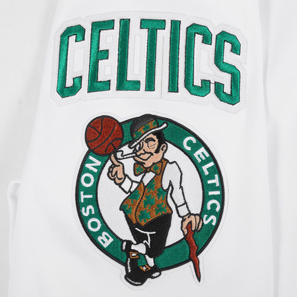 Pro Standard Men's Boston Celtics White Classic Chenille Pullover Hoodie product image