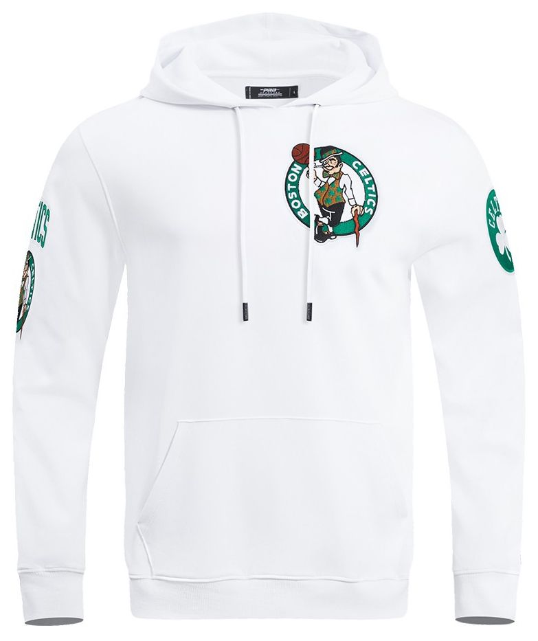 Pro Standard Men's Boston Celtics White Classic Chenille Pullover Hoodie product image