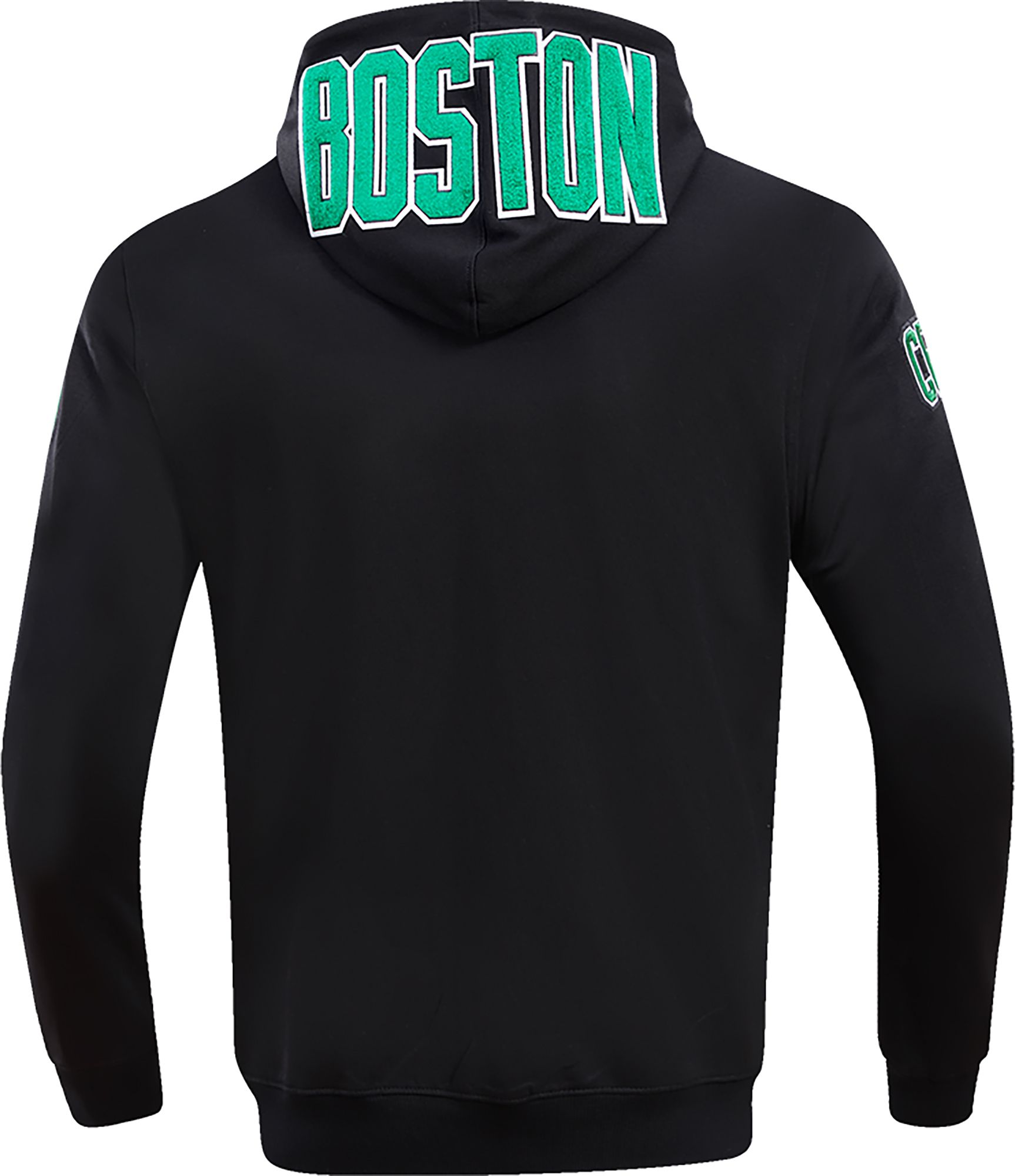 Pro Standard Men's Boston Celtics Black Chenille Full Zip Hoodie product image