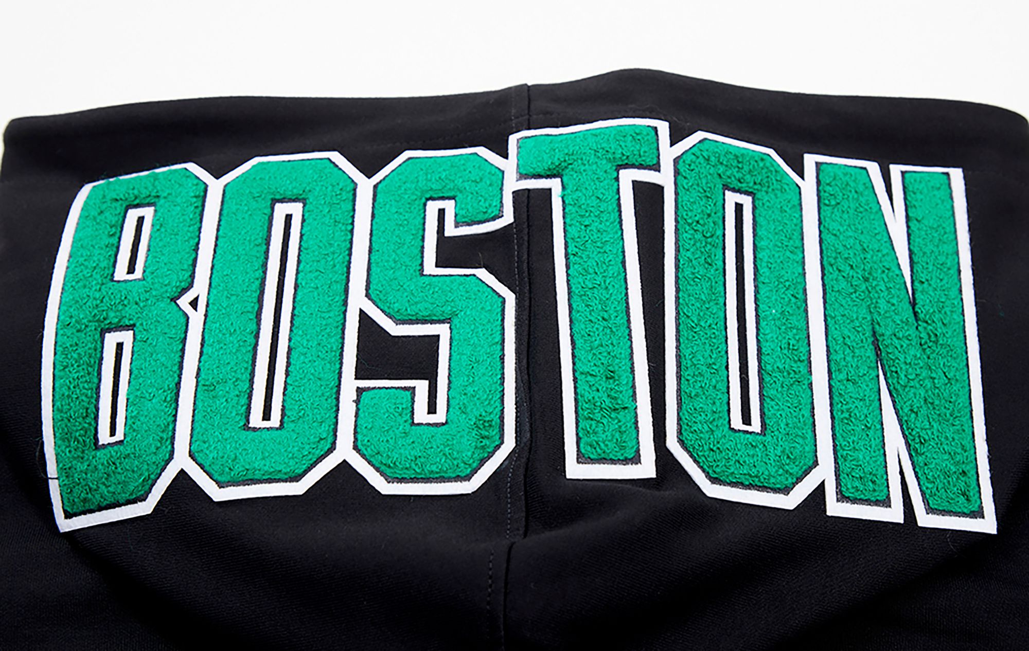 Pro Standard Men's Boston Celtics Black Chenille Full Zip Hoodie product image