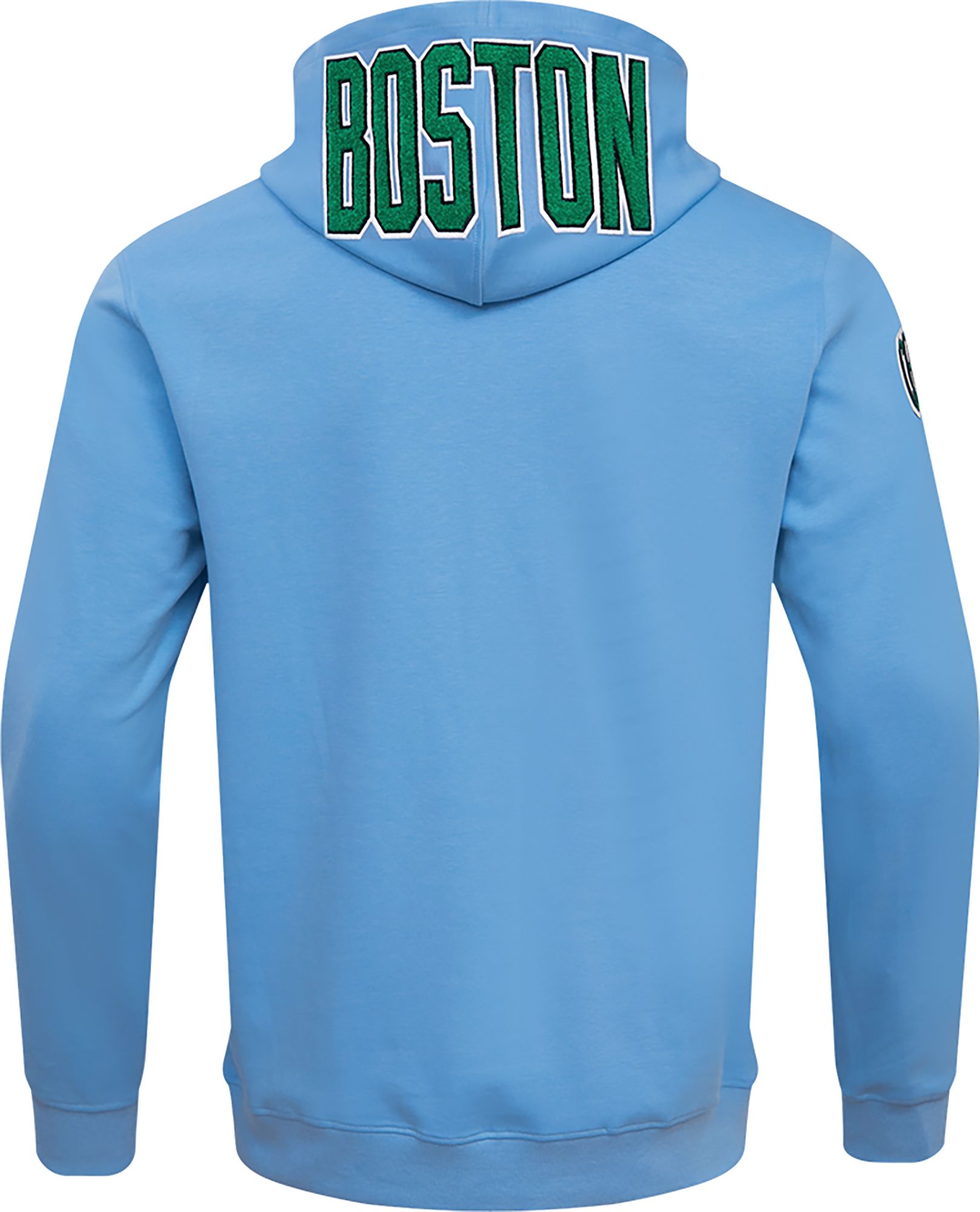 Pro Standard Men's Boston Celtics Blue Chenille Full Zip Hoodie product image