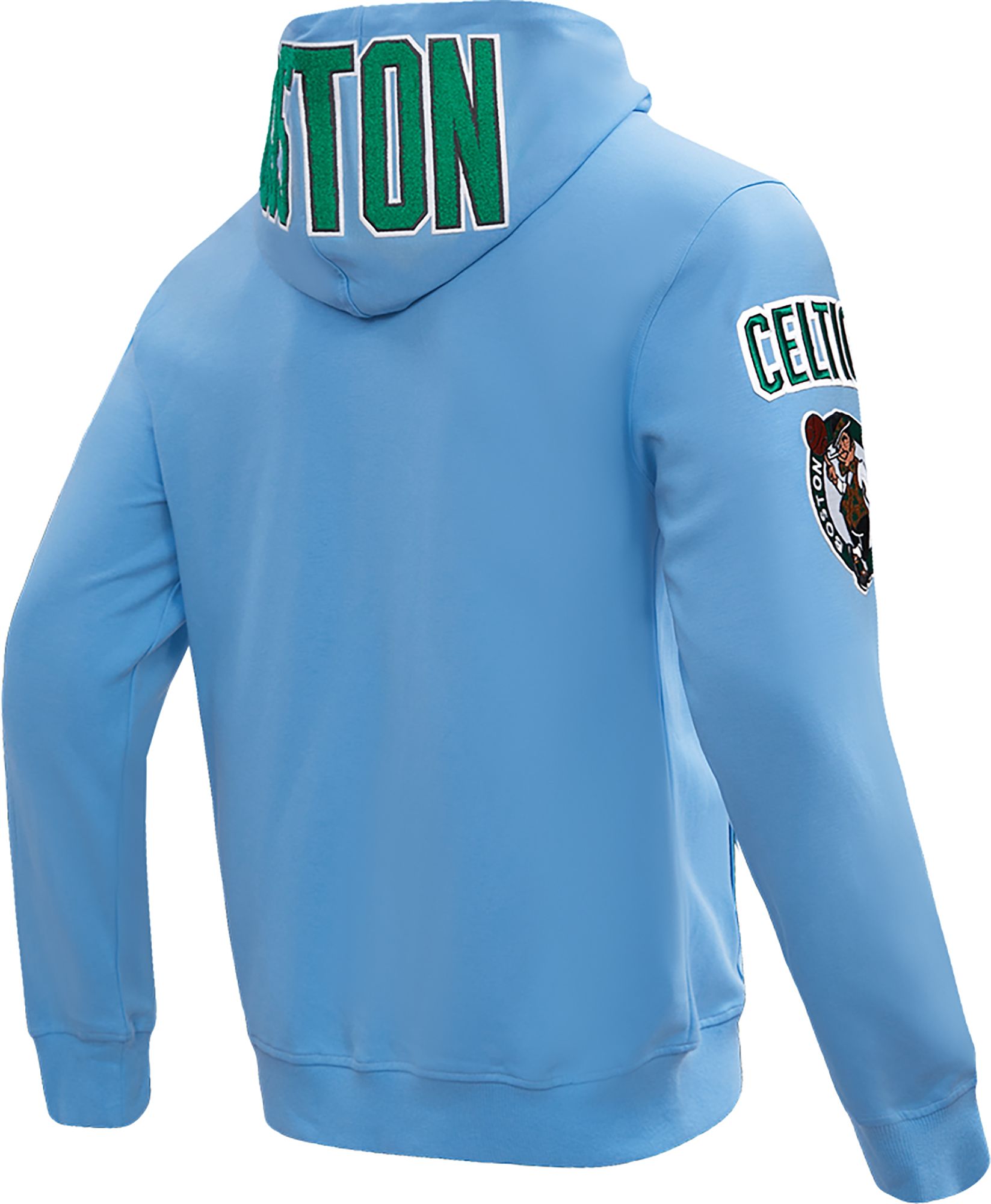 Pro Standard Men's Boston Celtics Blue Chenille Full Zip Hoodie product image