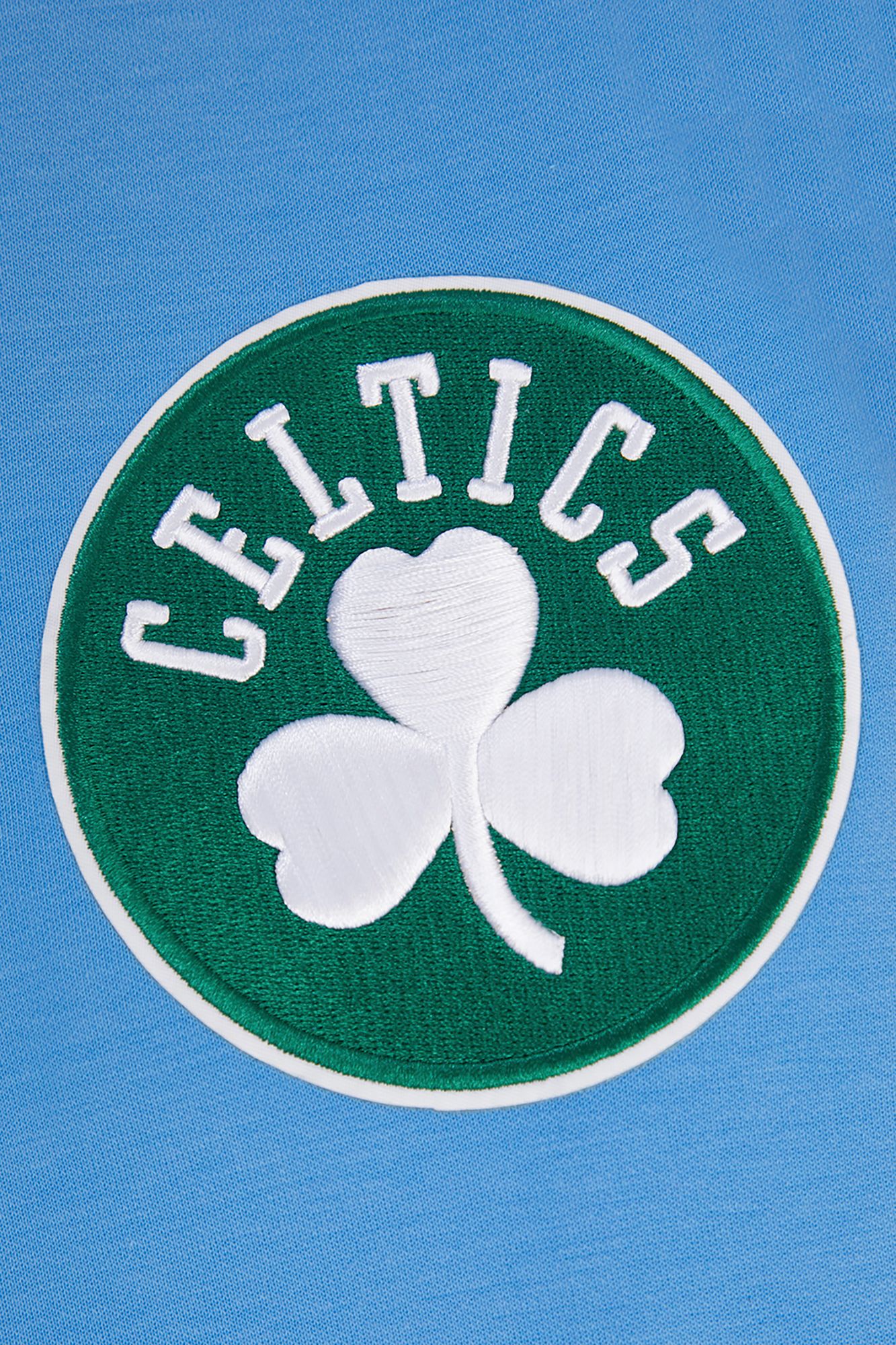 Pro Standard Men's Boston Celtics Blue Chenille Full Zip Hoodie product image
