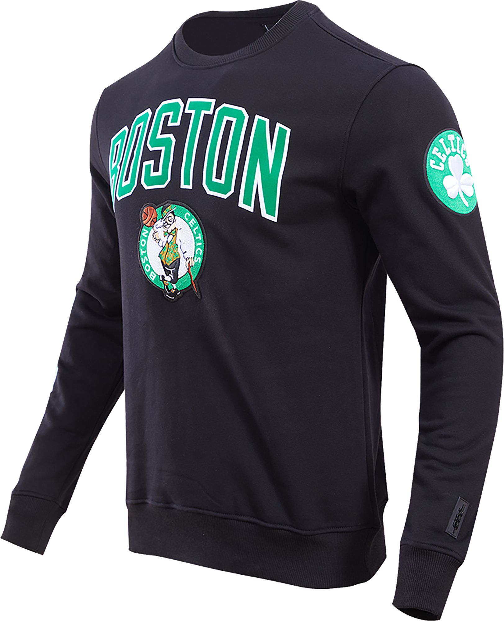 Pro Standard Men's Boston Celtics Black Fleece Crewneck Sweater product image