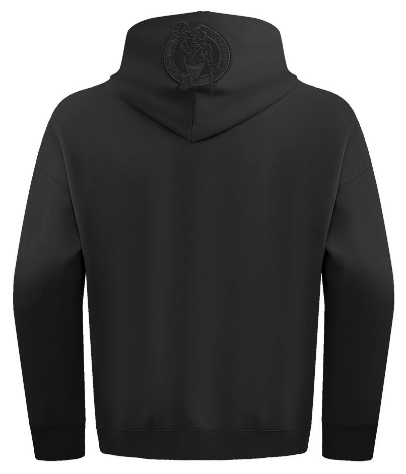 Pro Standard Men's Boston Celtics Black Neutral Drop Shoulder Fleece Hoodie product image