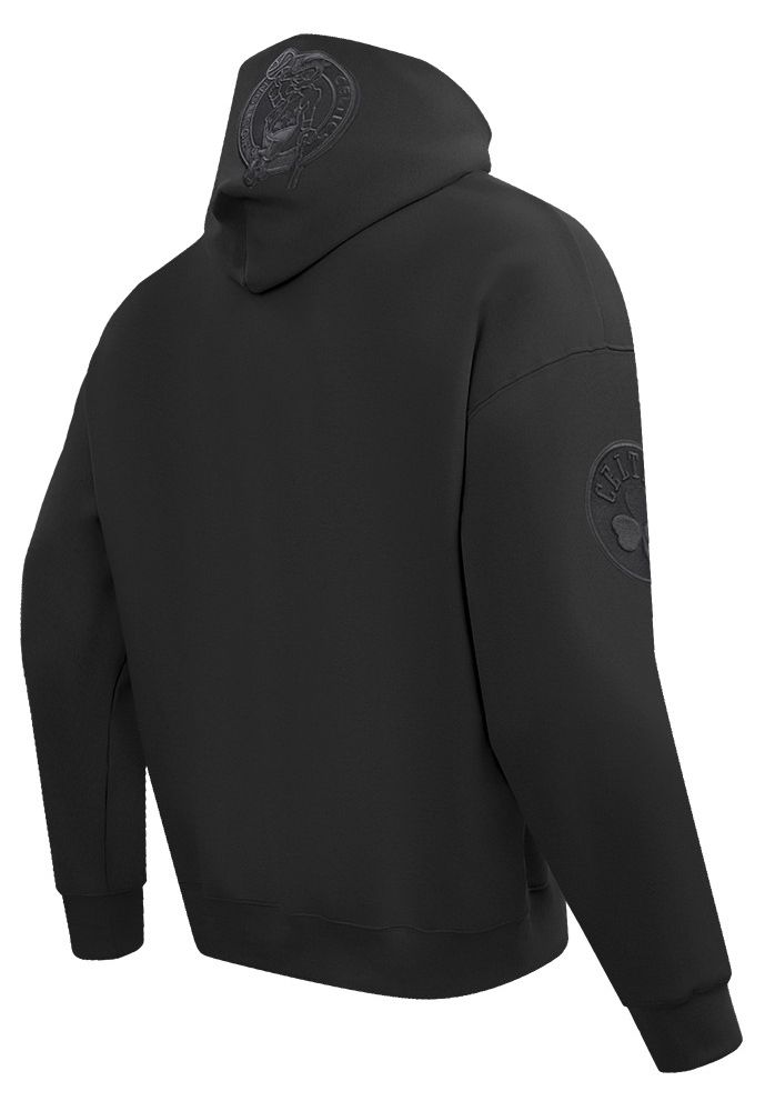 Pro Standard Men's Boston Celtics Black Neutral Drop Shoulder Fleece Hoodie product image