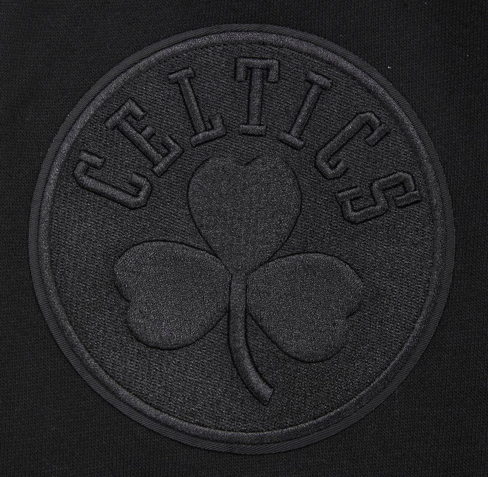 Pro Standard Men's Boston Celtics Black Neutral Drop Shoulder Fleece Hoodie product image