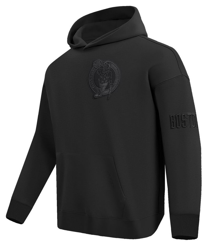 Pro Standard Men's Boston Celtics Black Neutral Drop Shoulder Fleece Hoodie product image