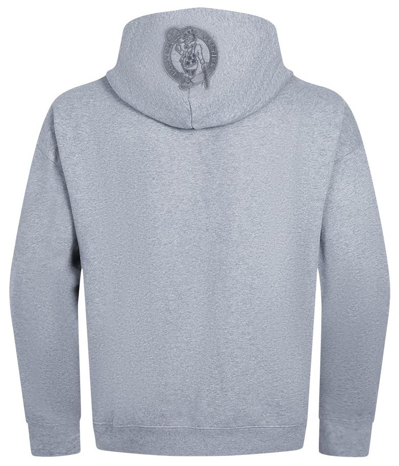 Pro Standard Men's Boston Celtics Grey Neutral Drop Shoulder Fleece Hoodie product image
