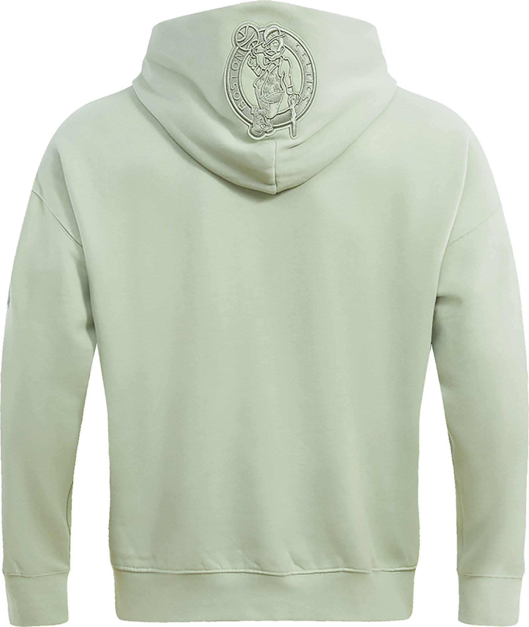 Pro Standard Men's Boston Celtics Taupe Neutral Drop Shoulder Fleece Hoodie product image