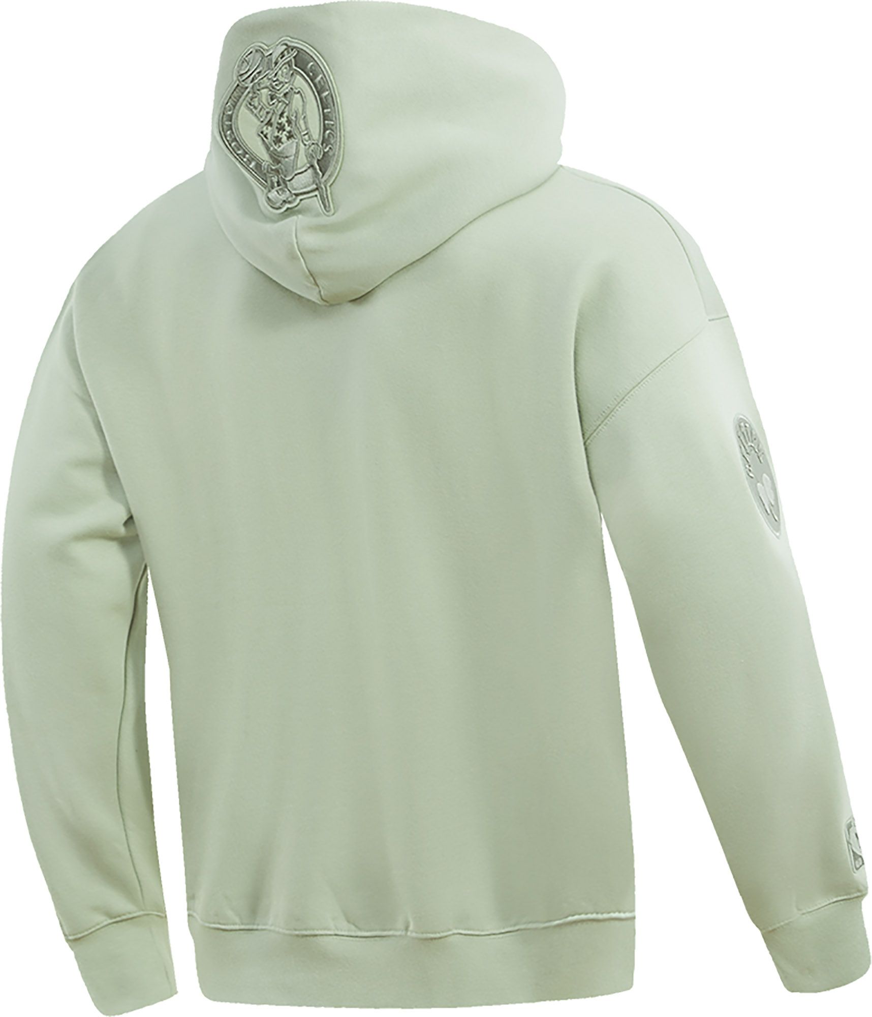 Pro Standard Men's Boston Celtics Taupe Neutral Drop Shoulder Fleece Hoodie product image