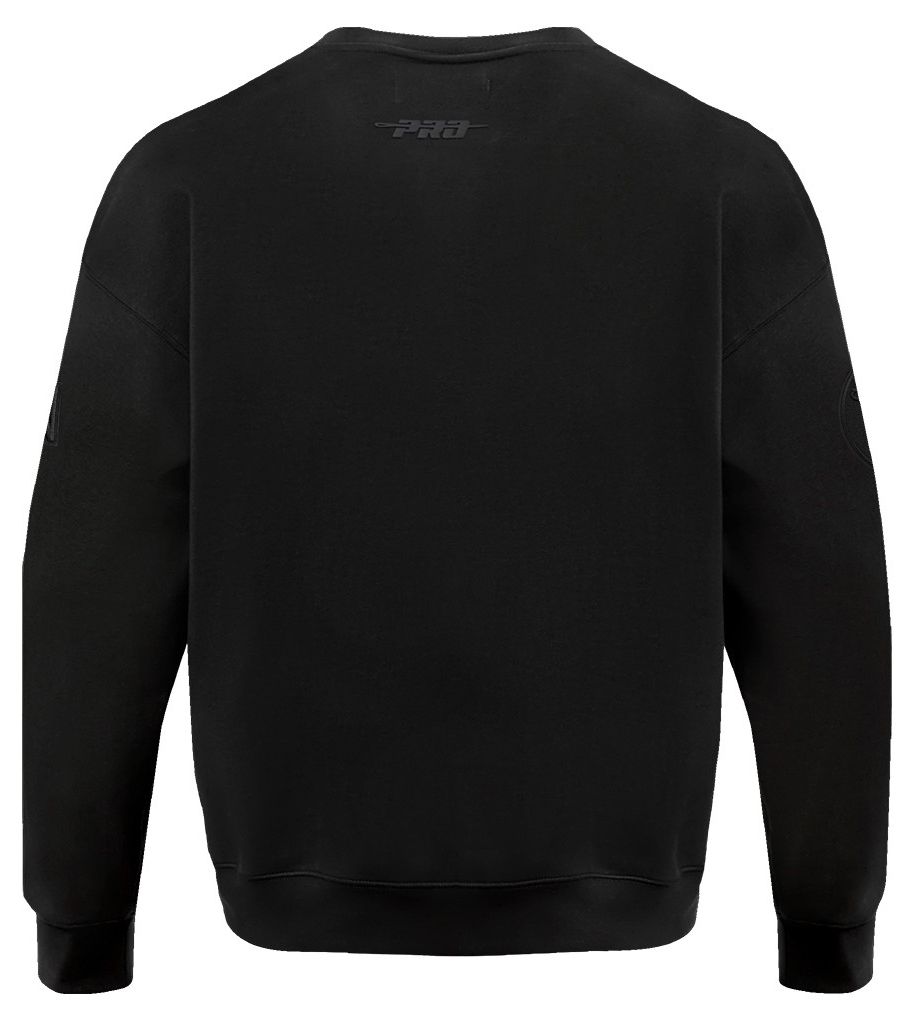 Pro Standard Men's Boston Celtics Black Neutral Drop Shoulder Fleece Crewneck Sweatshirt product image