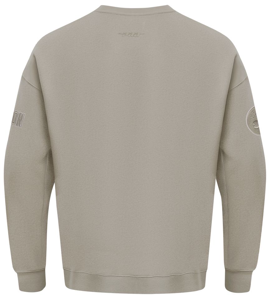 Pro Standard Men's Boston Celtics Taupe Neutral Crewneck Sweatshirt product image