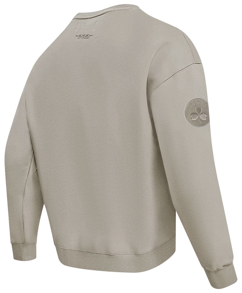 Pro Standard Men's Boston Celtics Taupe Neutral Crewneck Sweatshirt product image