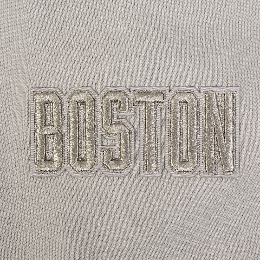Pro Standard Men's Boston Celtics Taupe Neutral Crewneck Sweatshirt product image
