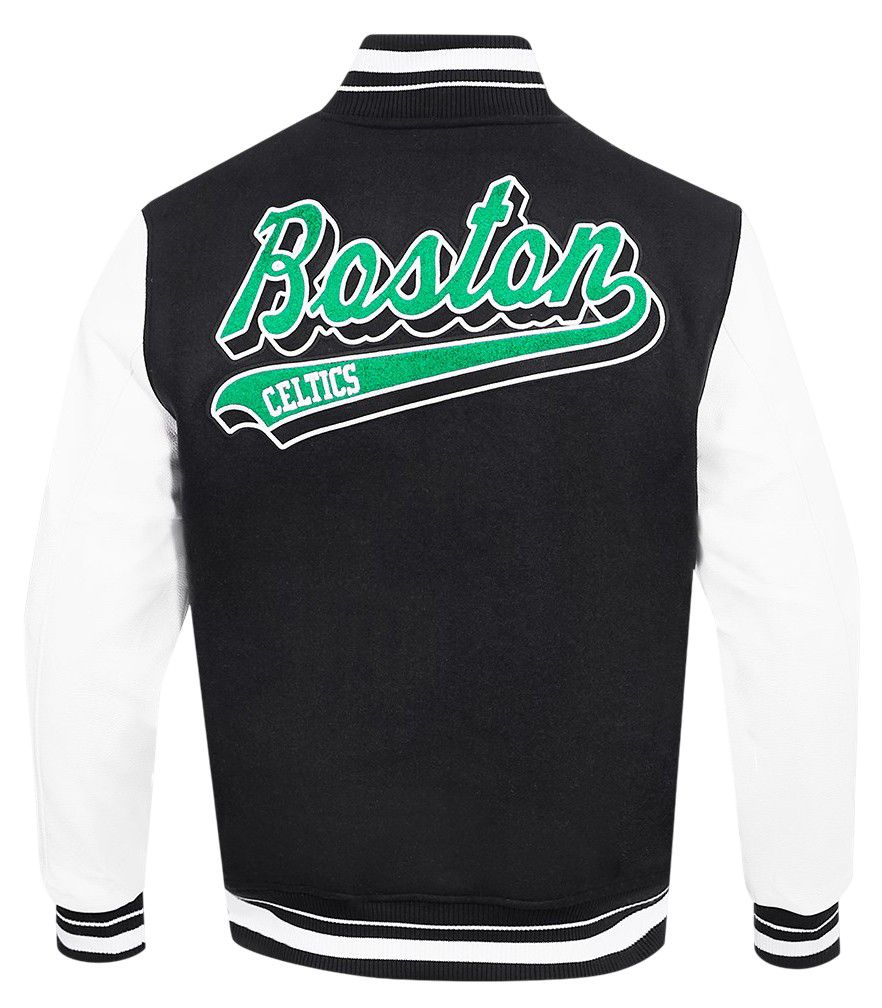 Pro Standard Men's Boston Celtics Black Script Tail Jacket product image