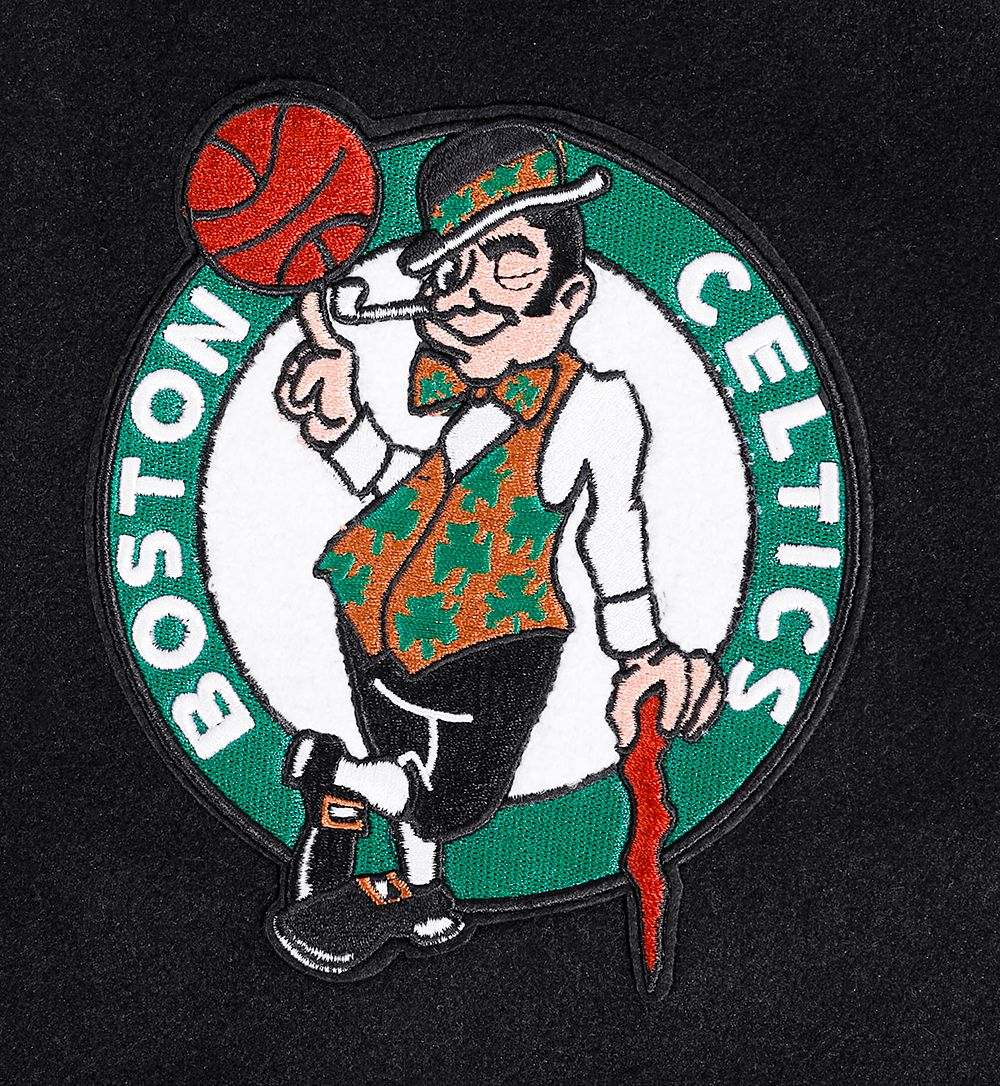 Pro Standard Men's Boston Celtics Black Script Tail Jacket product image